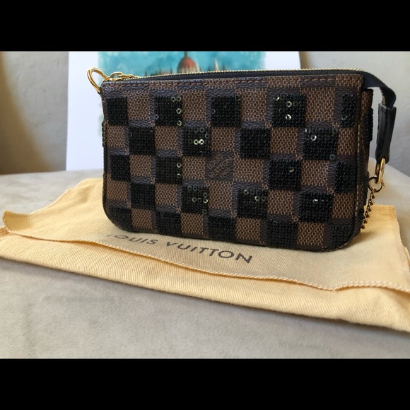 Authentic New Louis Vuitton Limited Edition Damier Paillettes Speedy 30 Bag